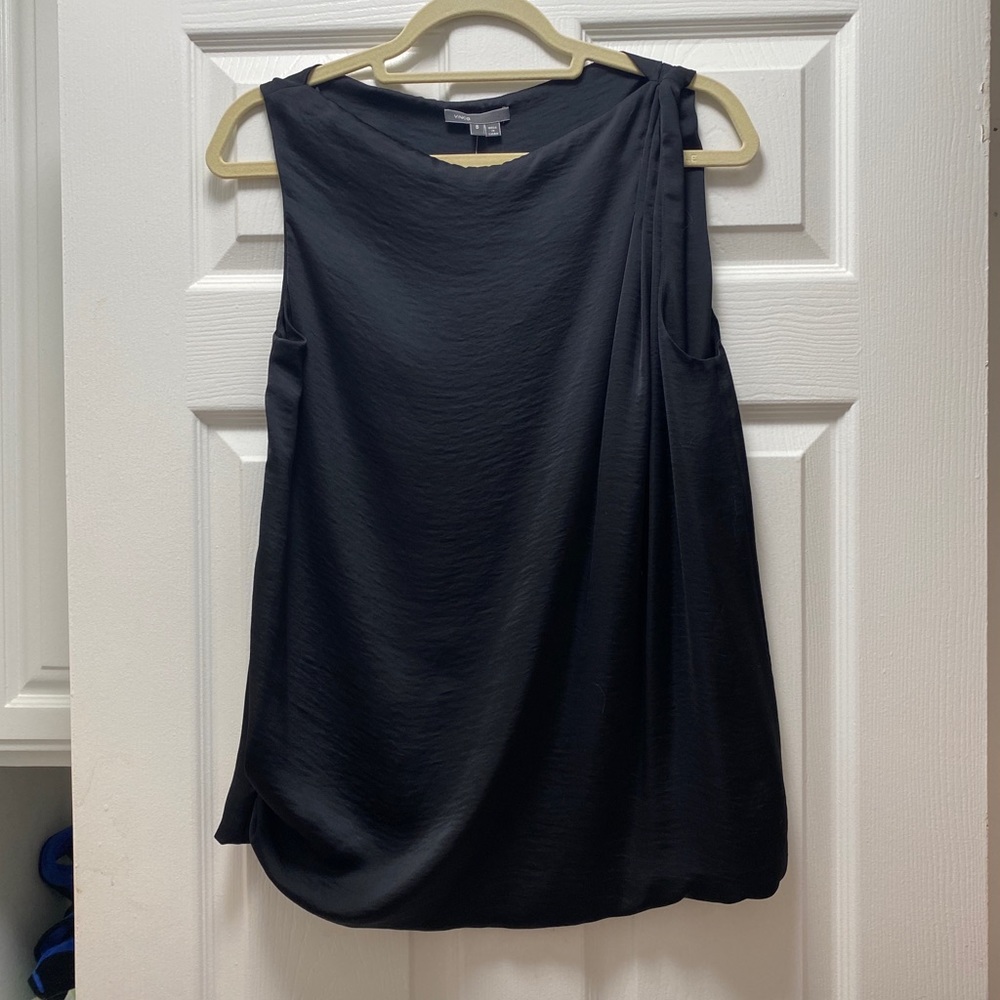 Vince Black Sleeveless Top